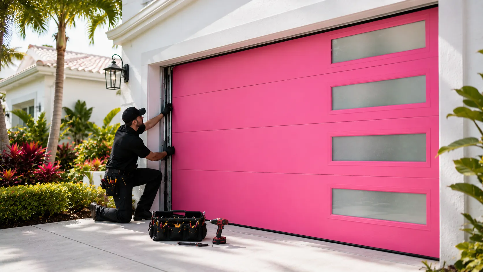 Garage door styles