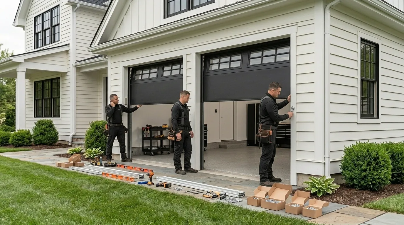 Commercial Garage Door in Garland