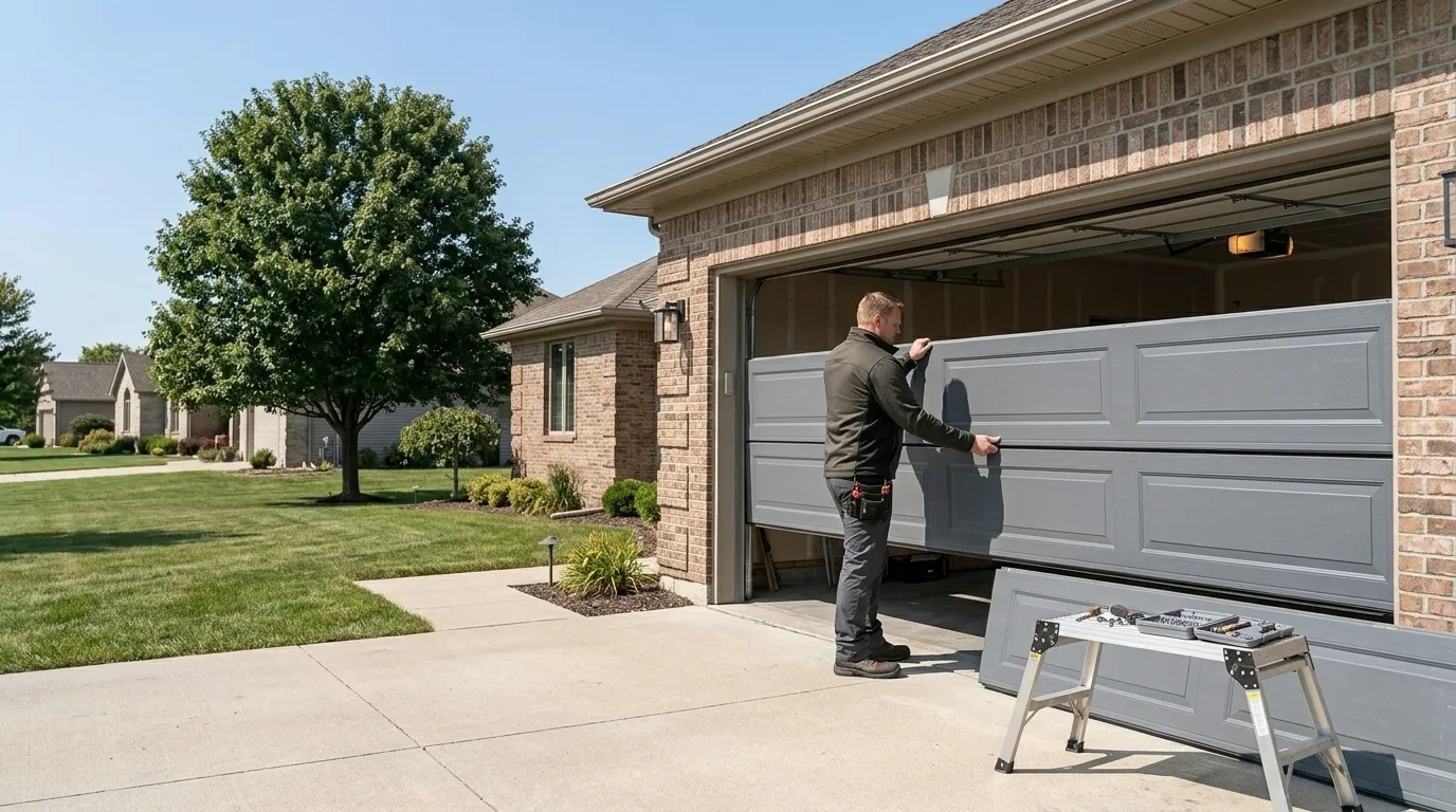 Commercial Garage Door in Garland