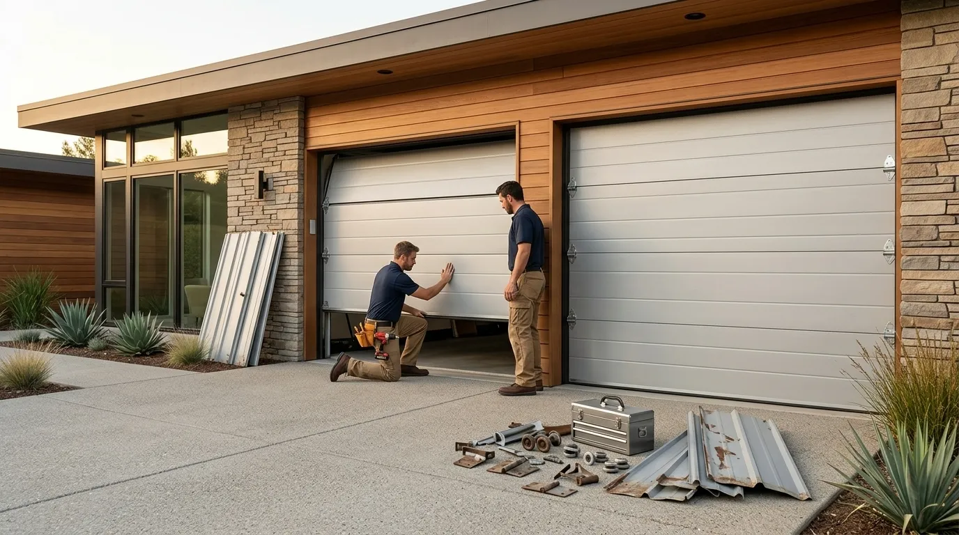 Commercial Garage Door in Garland