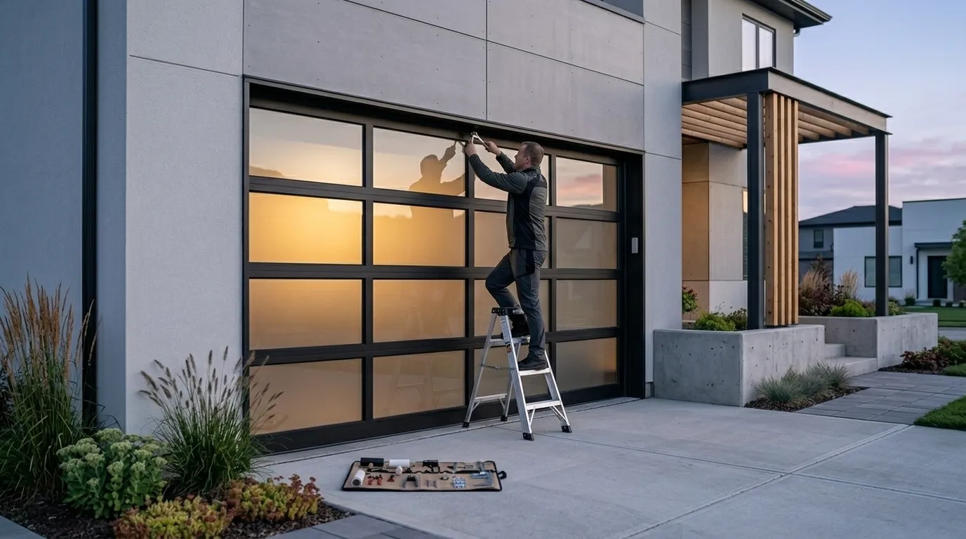 Garland garage door