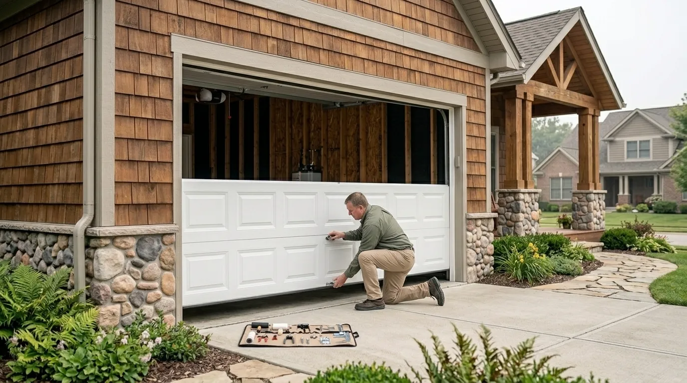 Commercial Garage Door in Garland