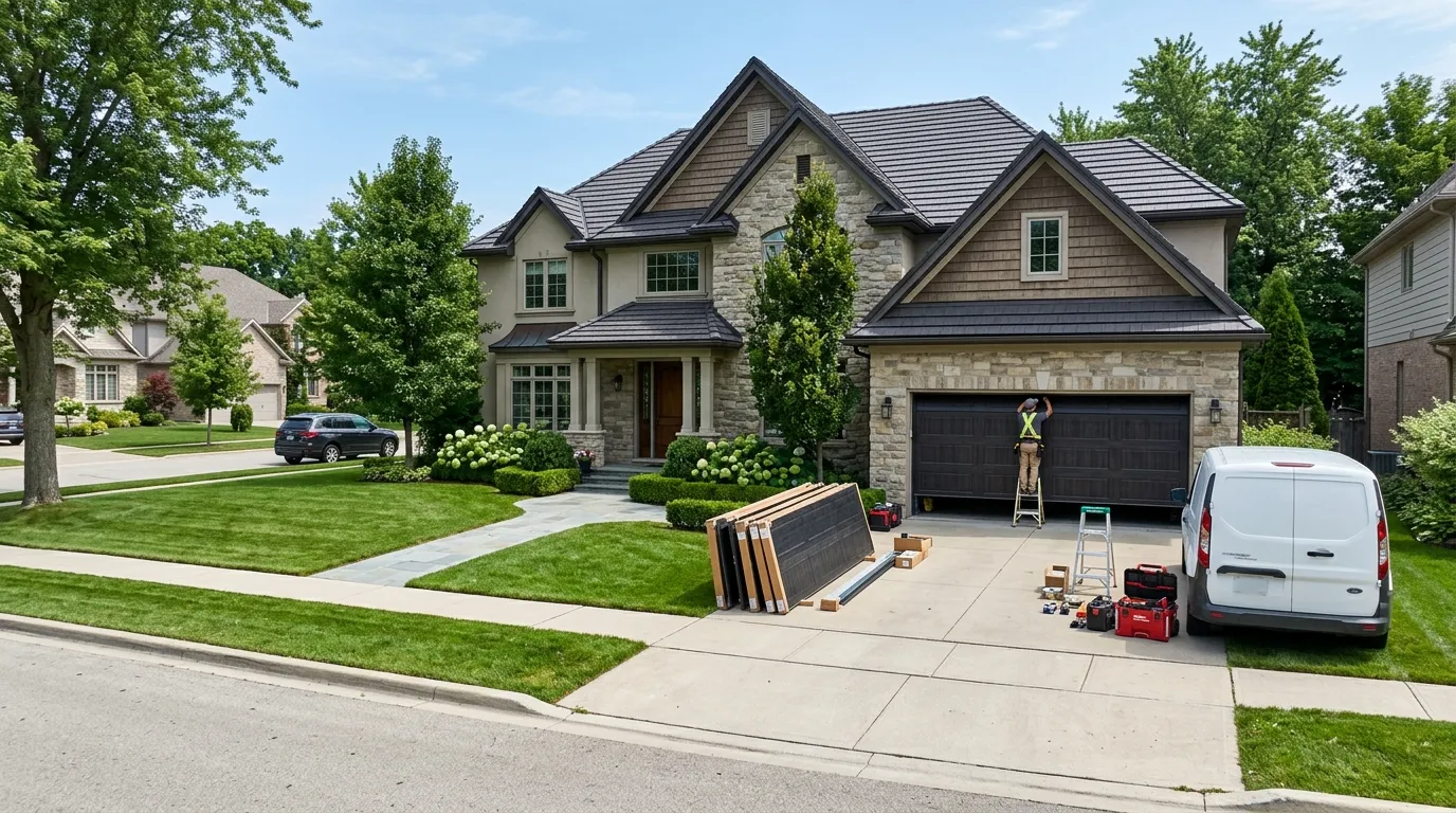 Commercial Garage Door in Garland