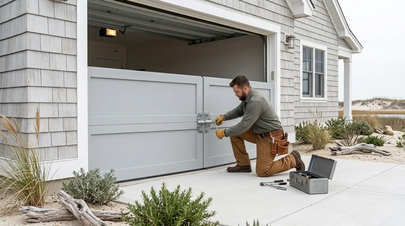 Garland garage door