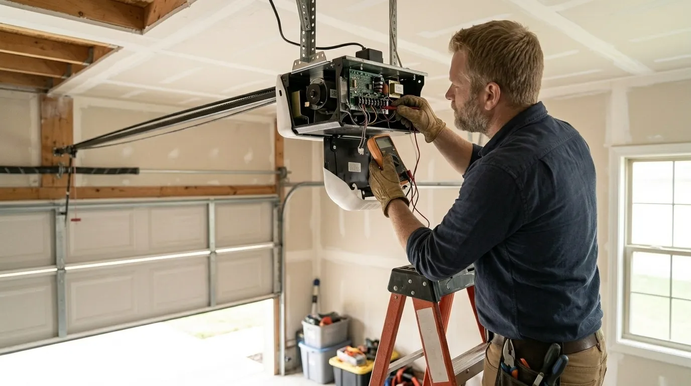Repaired & tested - Garland garage door service