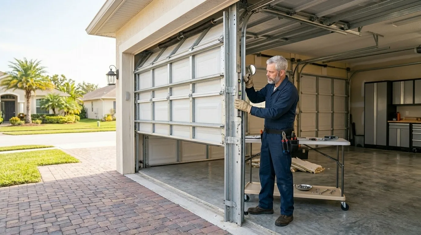 Commercial roll-up garage door