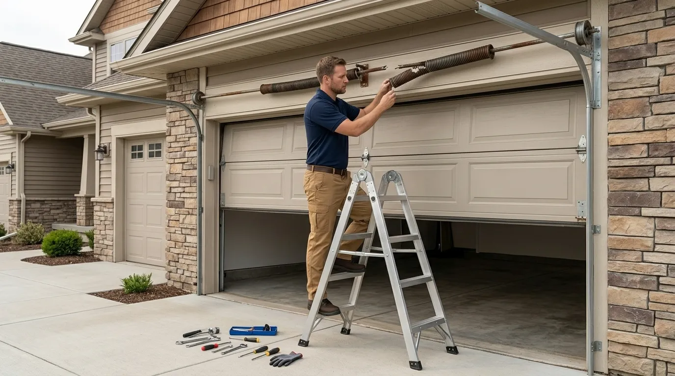 Repaired & tested - Garland garage door service
