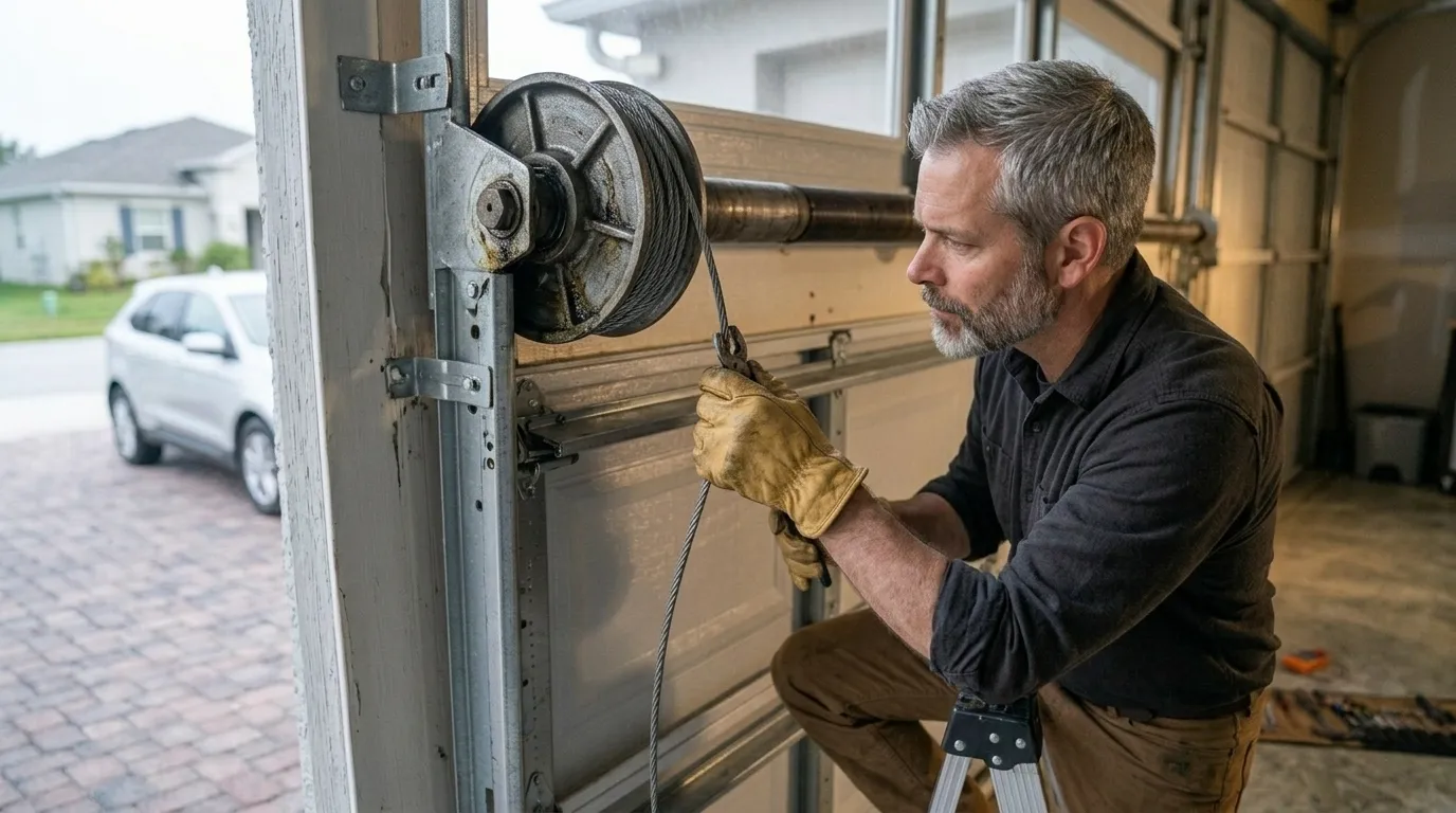 Repaired & tested - Garland garage door service