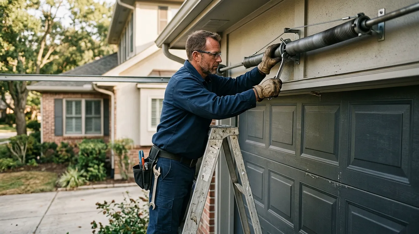 Garland garage door