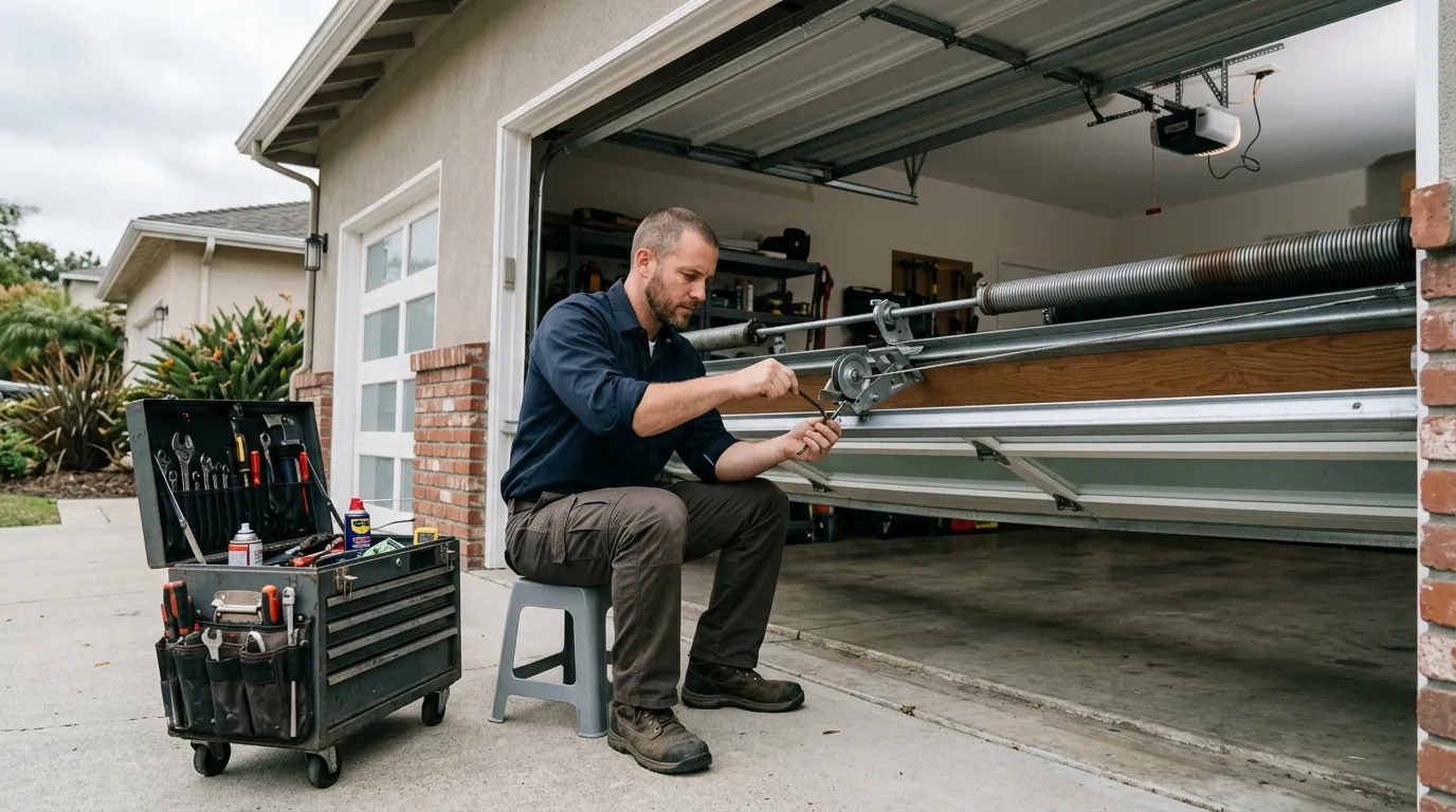 Garage Door Service in Garland