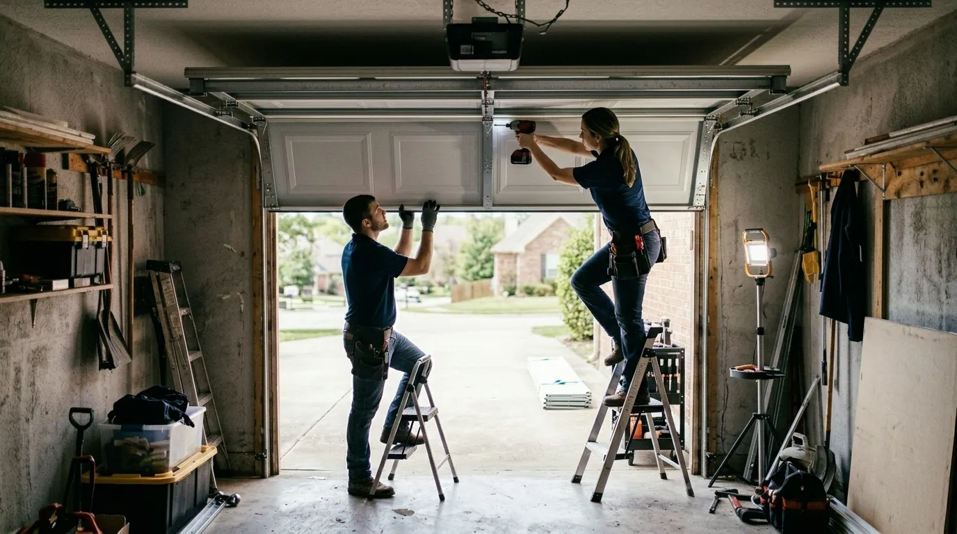Garage Door Service in Garland