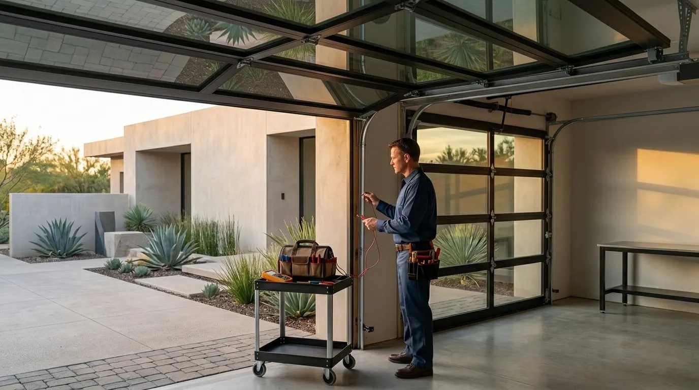 On-site diagnosis - Garland garage door service