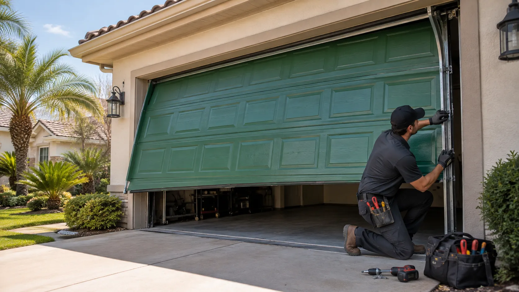 Tell us what’s wrong - Garland garage door service